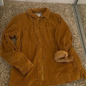 Corduroy LL BEAN button up shirt